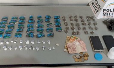 Polícia de Ervália prende homem por tráfico de drogas