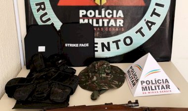 Polícia apreende fuzil em Nova Viçosa