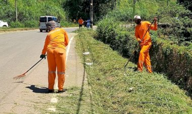 Viçosa termina janeiro com limpeza urbana concluída em dez bairros e distritos