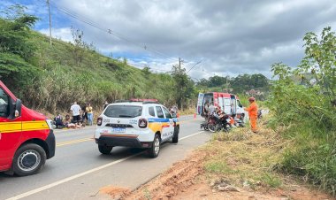 Motoqueiros ficam feridos em colisão frontal no Novo Silvestre