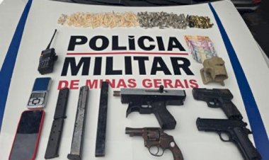 Operação da polícia prende 75 pessoas e apreende veículos e armas de fogo na região