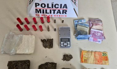 Polícia prende suspeito por tráfico de drogas em Teixeiras