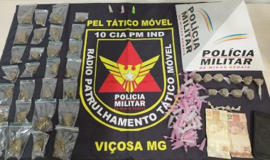 Homem é preso por tráfico de drogas em Viçosa
