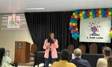 Guiricema recebeu deputada federal que palestrou sobre violência contra a mulher