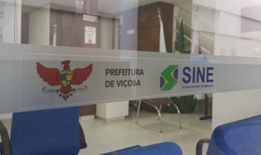 Sine Viçosa oferece mais de 100 vagas de emprego nesta segunda-feira