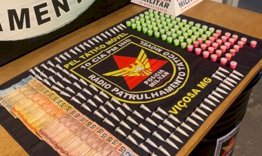 Homem é preso por tráfico de drogas no bairro João Brás, em Viçosa