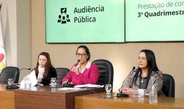 Câmara, prefeitura e autarquias prestam contas do 3º quadrimestre de 2024