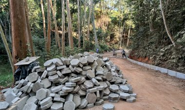 Finalizada pavimentação da estrada do Sapé