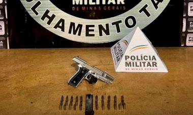 Polícia prende acusado de violência doméstica e posse de arma em Viçosa