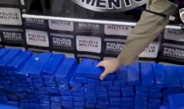 Polícia Militar apreende mais de 450 barras de maconha em Muriaé