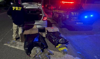 Motorista de aplicativo de Viçosa é preso com 48 kg de drogas