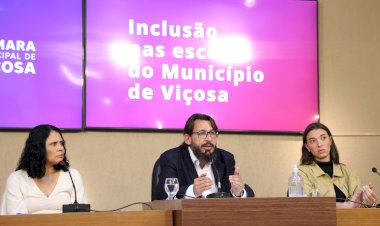 Audiência na Câmara de Viçosa discute novas políticas de inclusão nas escolas