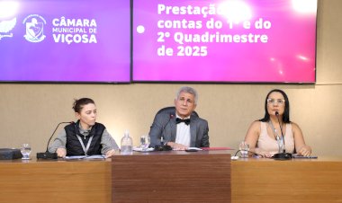 Câmara recebe prestação de contas de órgãos municipais