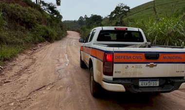 Defesa Civil de Ervália promove monitoramento das estradas rurais durante período chuvoso
