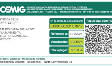 Cemig muda identificação das contas de luz