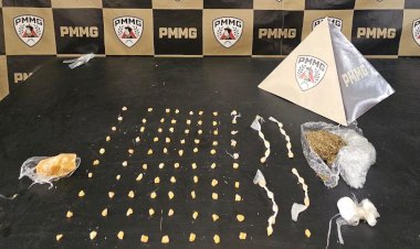 PM apreende crack e maconha após perseguição no Centro de Viçosa