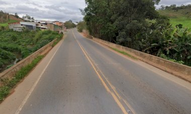 DER-MG suspende interdição e libera tráfego na ponte entre Teixeiras e Ponte Nova na MG-120