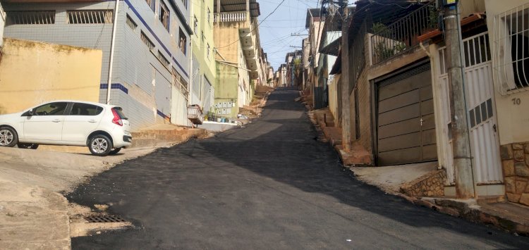 Asfaltamento da rua Marly Azevedo é concluído