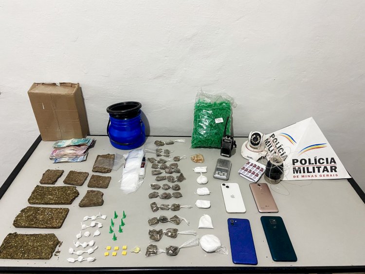 PM de Ervália prende autor por tráfico de drogas e corrupção de menores