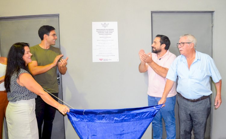 PMV inaugura ginásio poliesportivo da Escola do Tico-Tico
