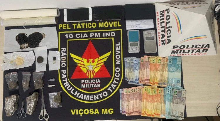 Dois homens são presos por tráfico de drogas em Viçosa