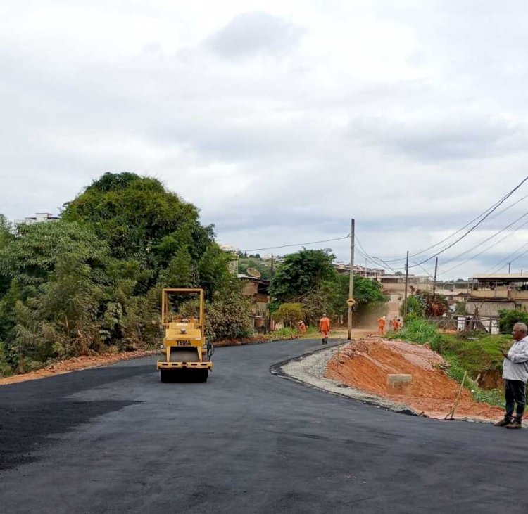 Galeria do Pacheco é asfaltada e entra em fase final