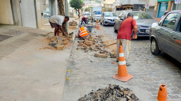 PMV continua alinhamento de ruas e operação tapa-buracos