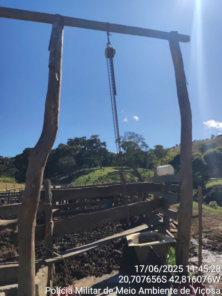 Polícia multa fazenda por abatedouro ilegal e clandestino em Viçosa