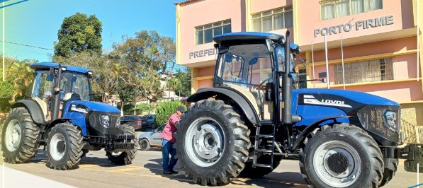 Porto Firme adquire mais dois tratores para setor municipal agrícola
