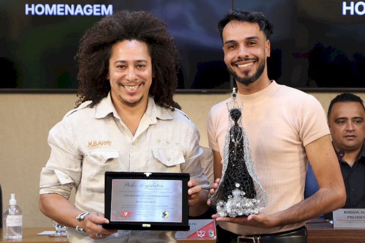 Câmara homenageia Francisco Rosa por trajetória artística