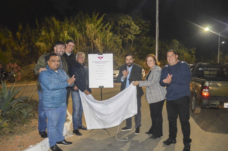 Prefeitura inaugura iluminação na Av. Nova PH Rolfs