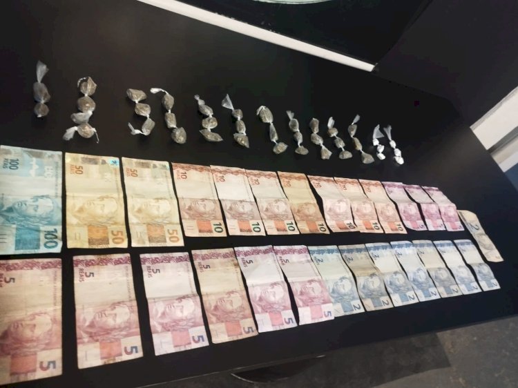 Homem é preso por tráfico de drogas no Vau Açu, em Viçosa