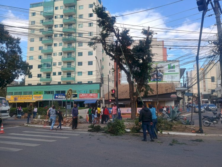 PMV continua com manutenção em parques e jardins da cidade