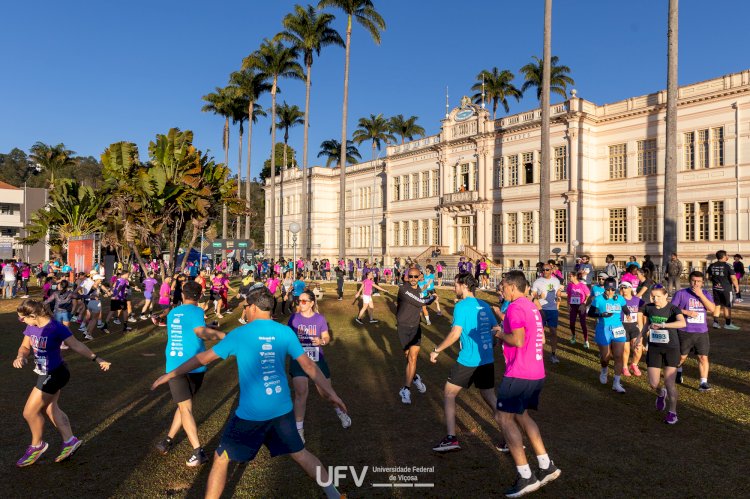 Centenas de corredores marcam presença na Meia Maratona da UFV