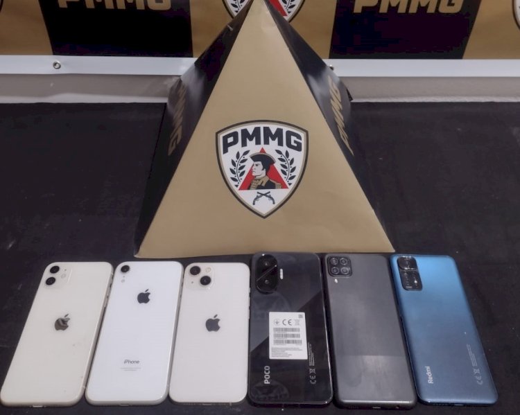 Homem é preso em flagrante por furto de celulares em Ervália