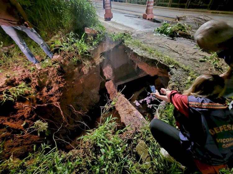 Ponte do Silvestre na MGC-120 é interditada para vistoria de segurança