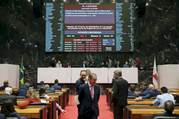 Governo de Minas sanciona lei que autoriza transferência da MGI à União