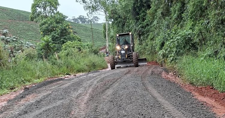Prefeitura de Ervália realiza reparos em estradas rurais do município