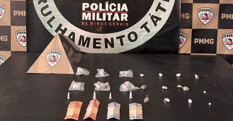 Operação policial no bairro São Sebastião termina com dois detidos e apreensão de drogas em Viçosa