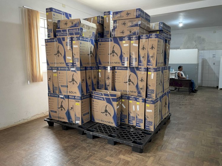 Prefeitura de Viçosa compra 252 ventiladores para rede municipal de ensino