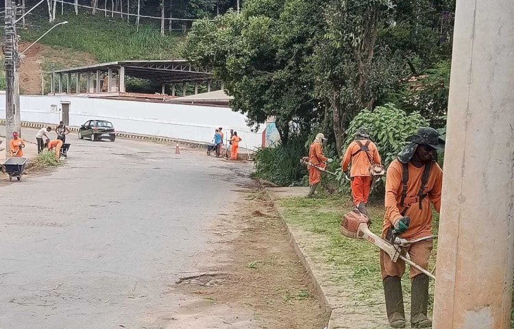 PMV realiza capina em 19 áreas de Viçosa durante período chuvoso