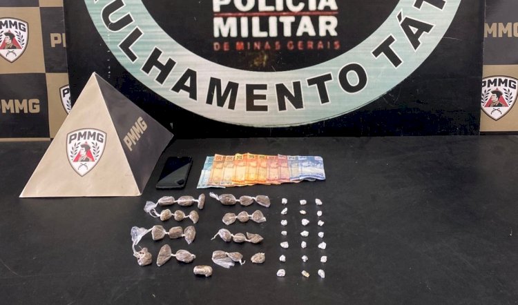 Polícia Militar prende homem por tráfico de drogas no bairro União, em Viçosa