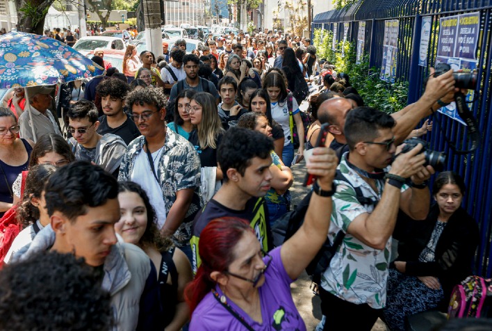 Primeiro dia de provas do Enem 2023 registra 28,1Þausências