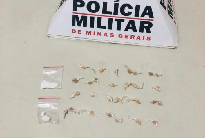 Homem é preso com drogas em Ervália
