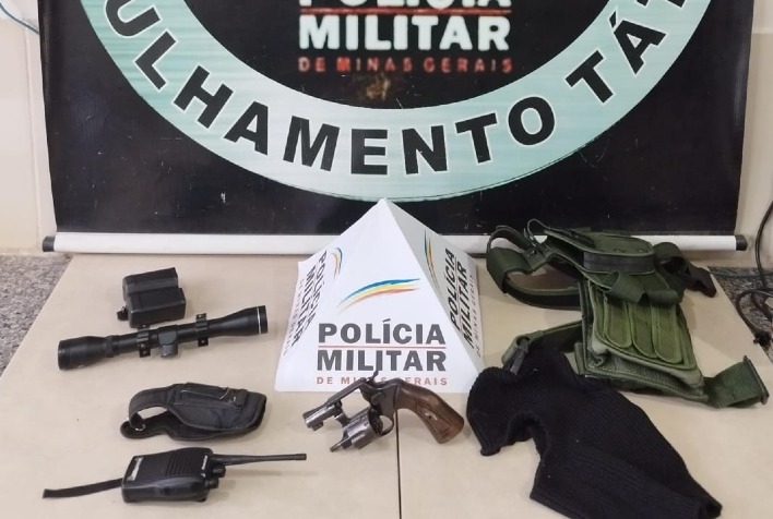 Homem é preso por ameaça e posse ilegal de arma no bairro Nova Viçosa