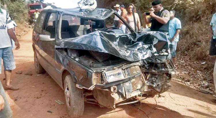 Grave acidente em Araponga